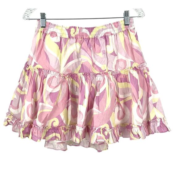 Hill House The Paz Skirt Linen Candy Kaleidoscope Size Large NWT - Picture 2 of 8